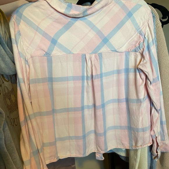 Sanctuary spring plaid flannel - Picture 3 of 3